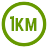 In 1km